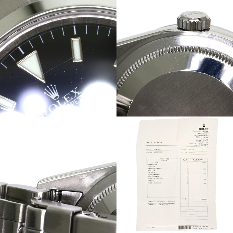 Rolex 114270 Explorer 1 Roulette Watch Stainless Steel / SS Mens ROLEX