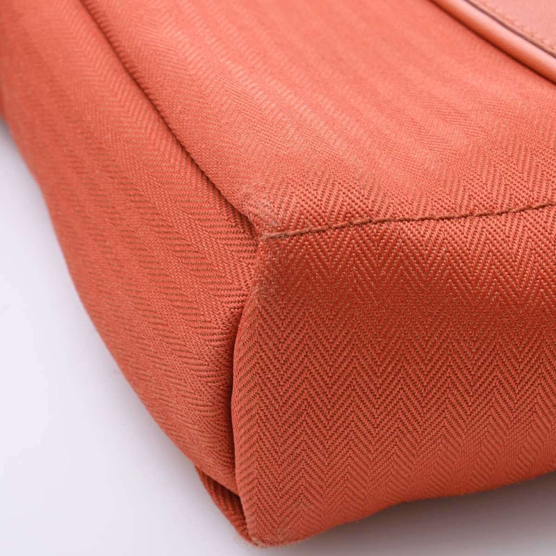 Hermes Acapulco Womens Canvas Shoulder Bag Orange