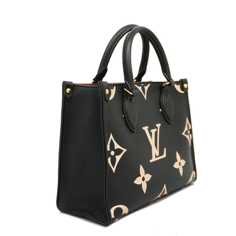 Auth Louis Vuitton 2way Bag Monogram Amplant On The Go PM M45659