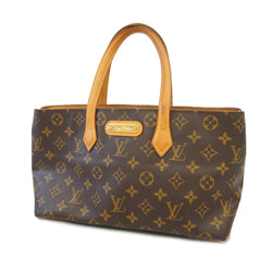 Auth Louis Vuitton Monogram Wilshere PM M45643 Womens HandbagTote Bag