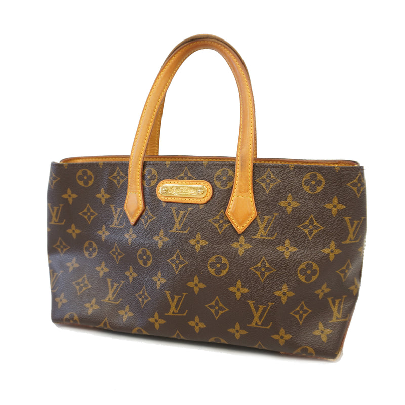 Auth Louis Vuitton Monogram Wilshere PM M45643 Womens HandbagTote Bag