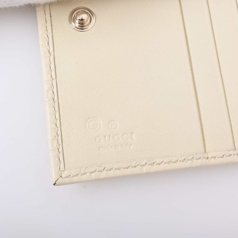 Gucci Womens Leather Wallet (bi-fold) White