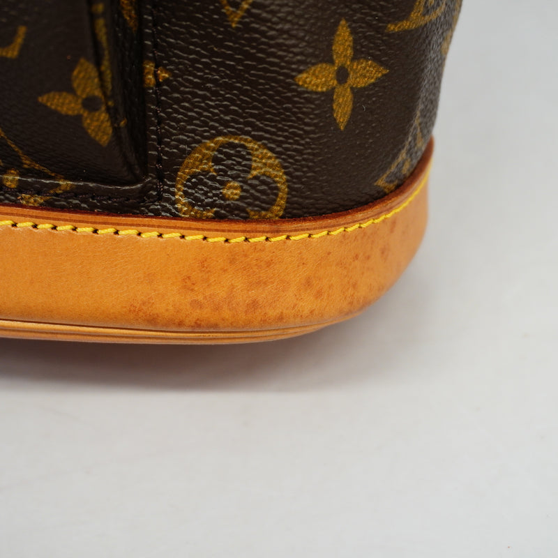 Auth Louis Vuitton Rucksack Monogram Mini Monsuri M51137