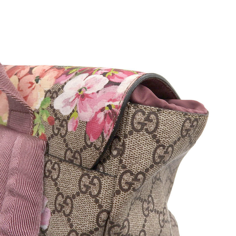 Gucci PVCCanvas Backpack BrownPink