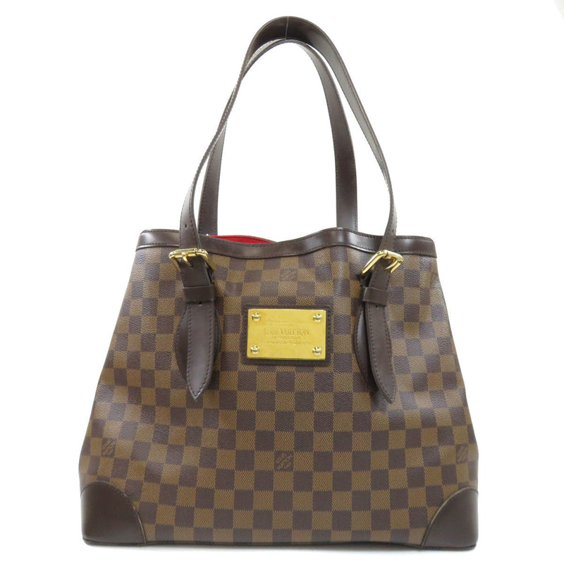 Louis Vuitton N51204 Hamstead MM Damier Ebene Tote Bag Canvas Ladies LOUIS VUITTON