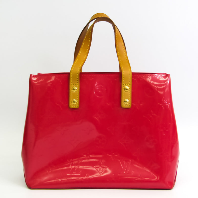 Louis Vuitton Monogram Vernis Lead PM M91221 Womens Handbag Fuchsia Pink