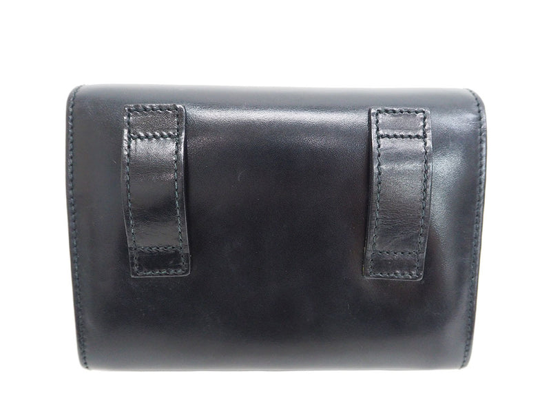 Salvatore Ferragamo Vala Ribbon Chain Shoulder Bag Black