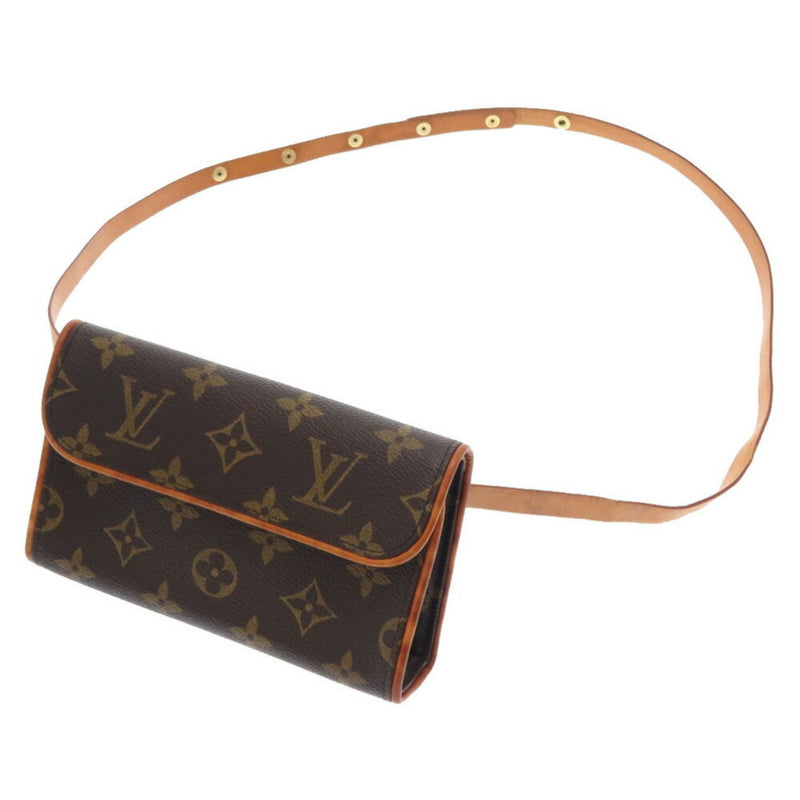 Louis Vuitton Monogram Pochette Florantine M51855 Strap L Size Waist Bag 0129 LOUIS VUITTON