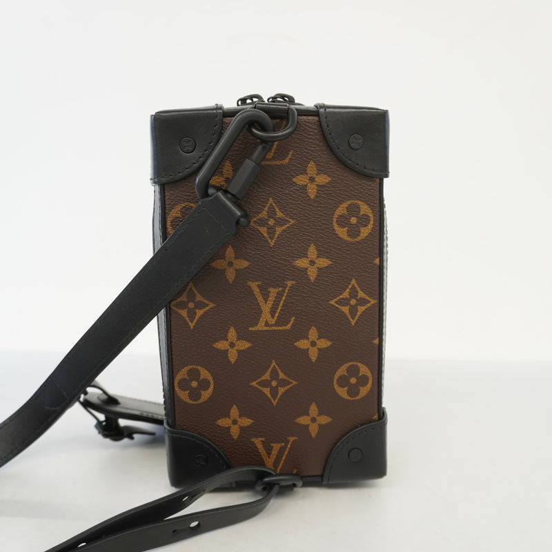 Auth Louis Vuitton Shoulder Bag Monogram Soft Trunk Phone Box M80144 Unisex