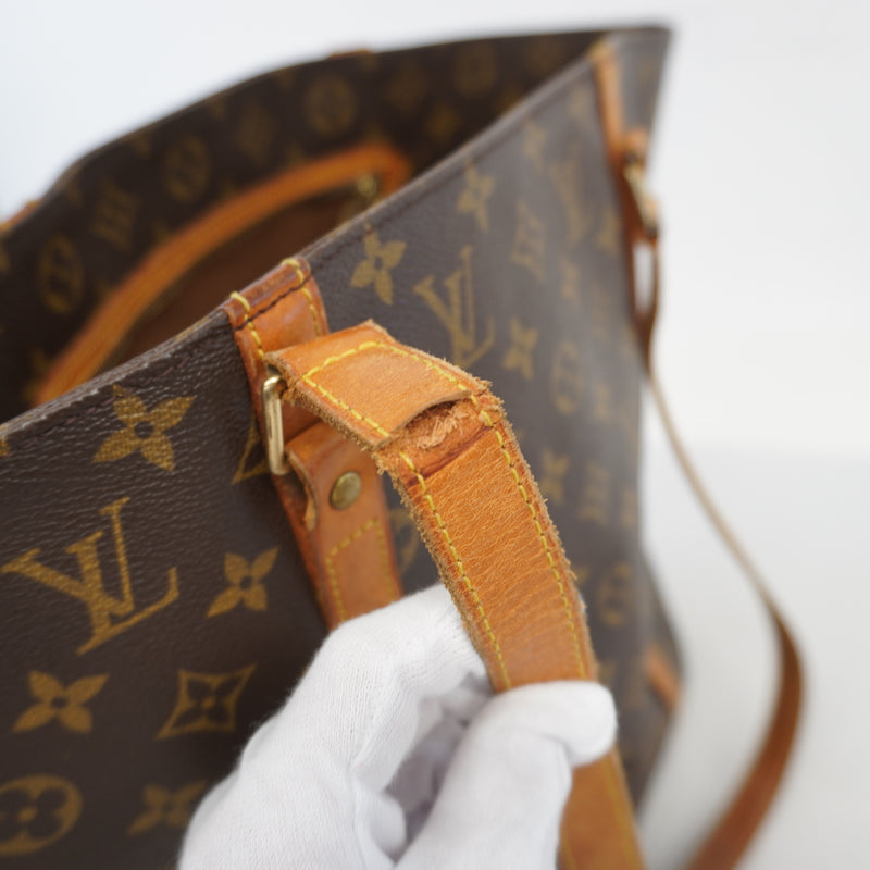 Auth Louis Vuitton Monogram Sack Shopping M51108 Womens Shoulder BagTote Bag