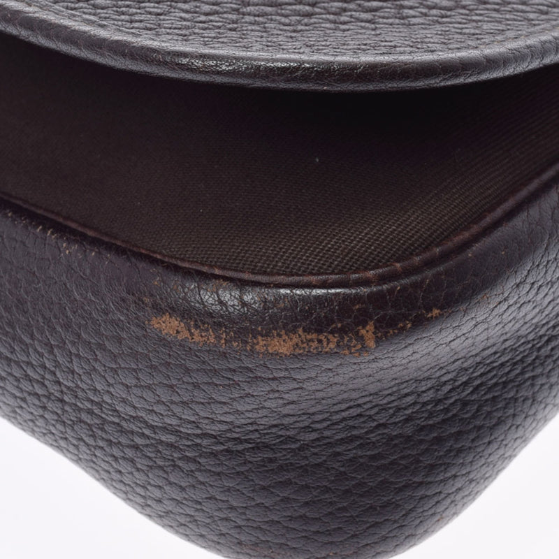 HERMES Hermes Victoria Shoulder Brown □ H engraved (around 2004) Unisex canvas / fjord shoulder bag