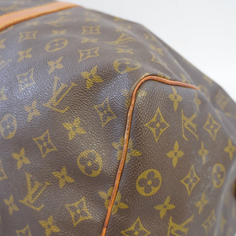 Auth Louis Vuitton Monogram Keepol 50 M41426 MenWomenUnisex Boston BagHandbag