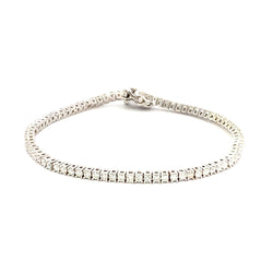 2.10ct Moissanite Tennis Bracelet Sterling Silver