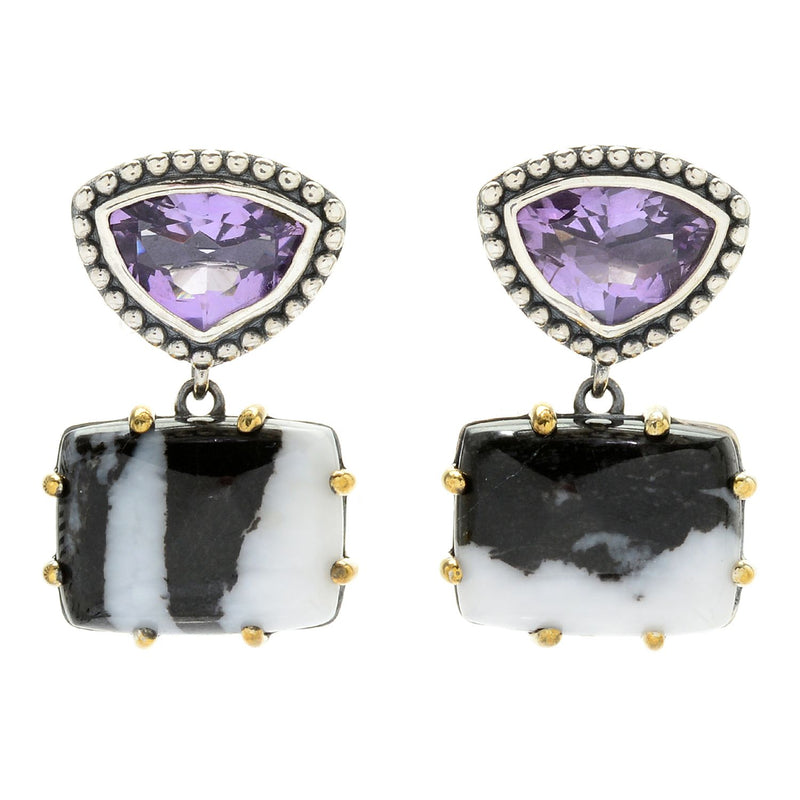 Brand New Pink Amethyst Earring