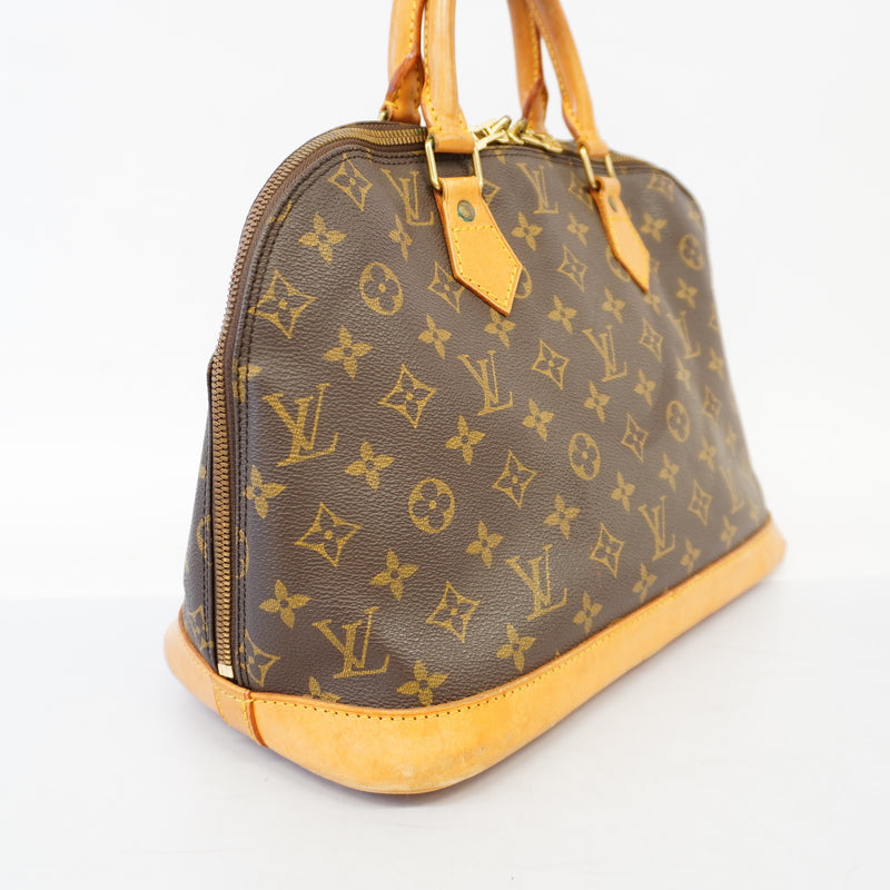 Auth Louis Vuitton Monogram Alma M51130 Womens Handbag