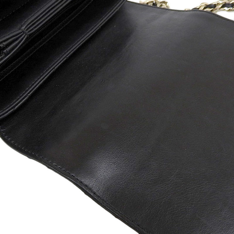 Chanel CHANEL Bag Matrasse Handbag 2way Leather Black AS0880