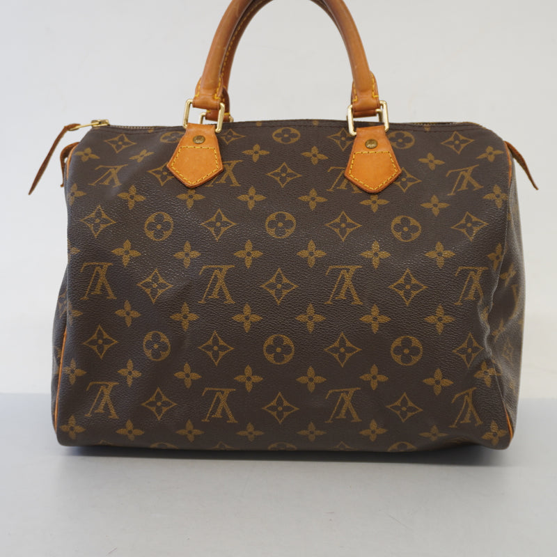 Auth Louis Vuitton Handbag Monogram Speedy 30 M41526