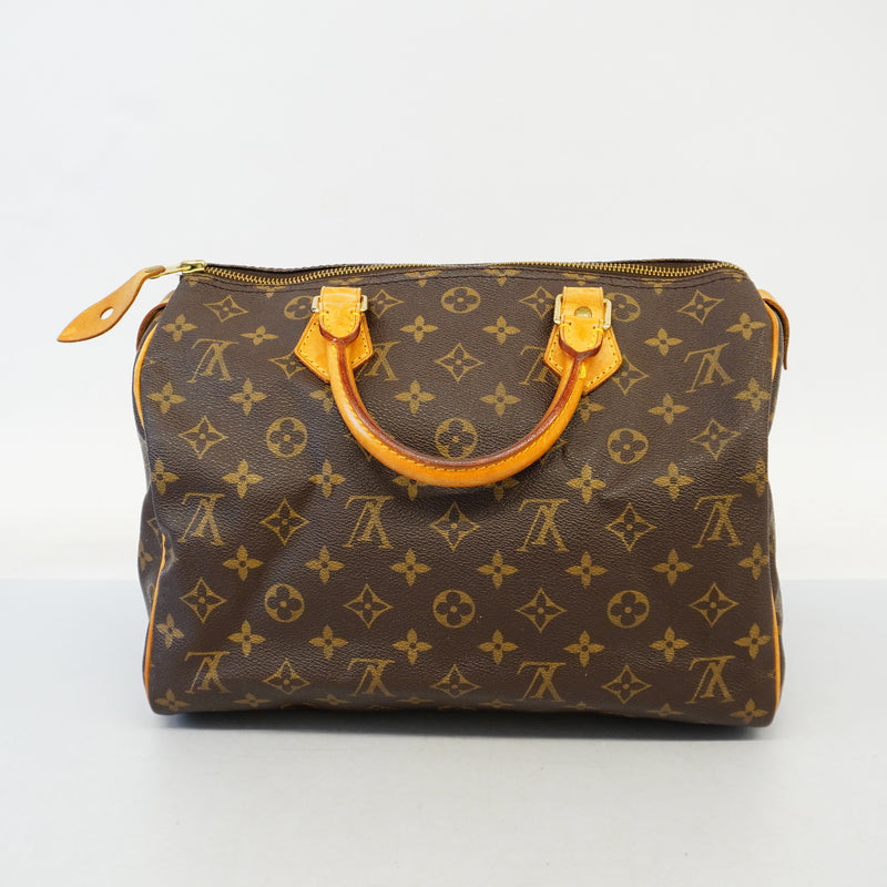 Auth Louis Vuitton Handbag Monogram Speedy 30 M41526