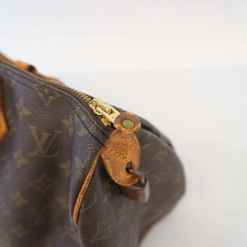 Auth Louis Vuitton Monogram Speedy 35 M41524 Womens Boston BagHandbag