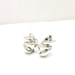TIFFANY & Co. Tiffany Earrings Silver Leaf Motif 925 Ladies