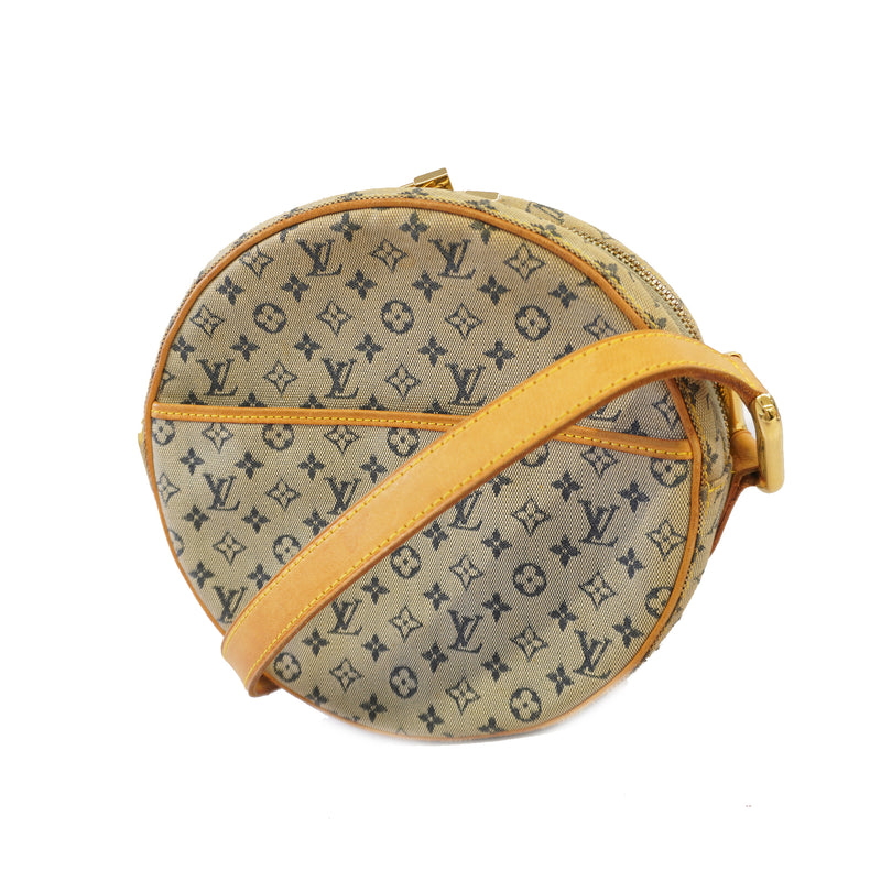 Auth Louis Vuitton Shoulder Bag Monogram Mini Jeanne GM M92000 Blue