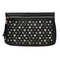JIMMY CHOO Clutch bag ZENA LTR J000053482001 Star studs