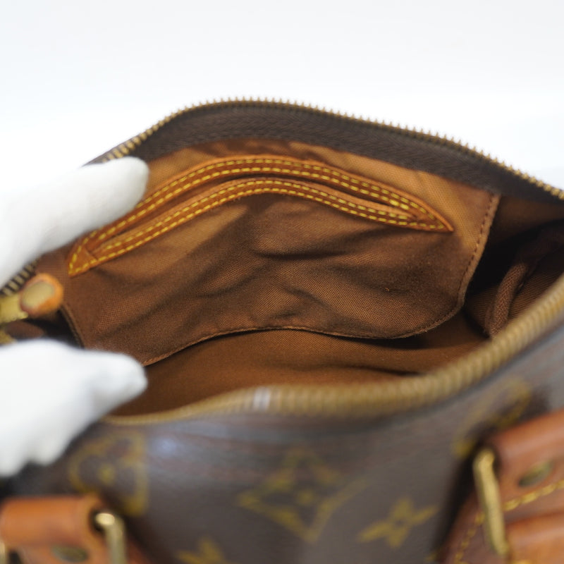 Auth Louis Vuitton Monogram Speedy 25 M41528 Womens Handbag