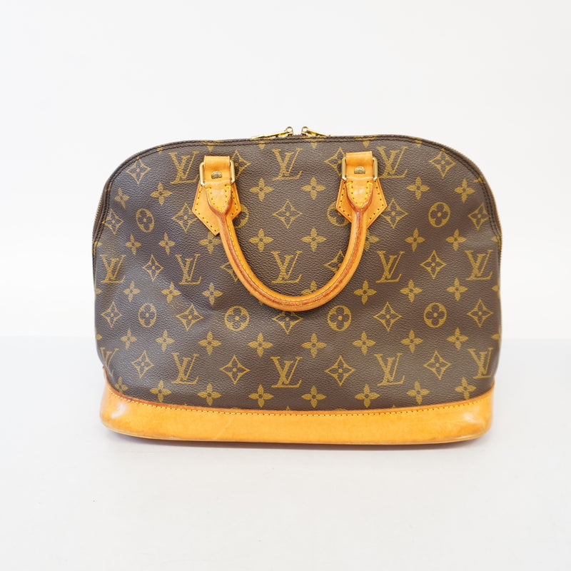 Auth Louis Vuitton Monogram Alma M51130 Womens Handbag