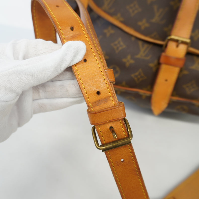 Auth Louis Vuitton Shoulder Bag Monogram Saumur 35 M42254