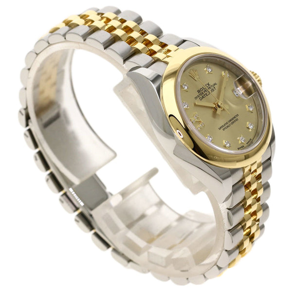 Rolex 279163G Datejust Star Diamond Wrist Watch Stainless Steel / SSxK18YG Ladies ROLEX