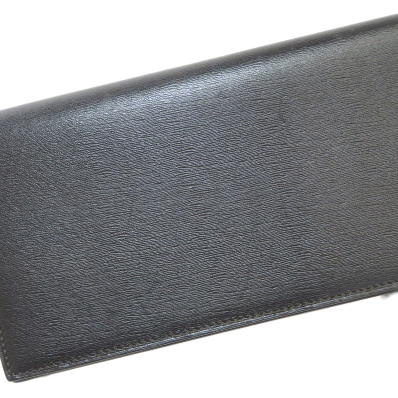 Dunhill logo hardware long wallet leather mens