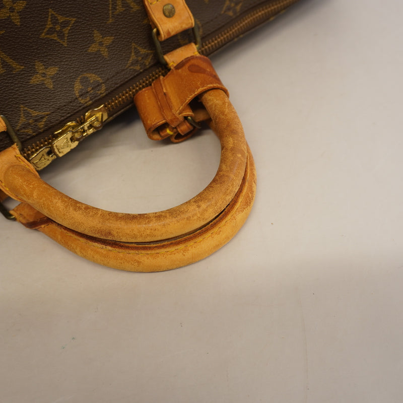 Auth Louis Vuitton Boston Bag Monogram Keepol 50 M41426 Unisex