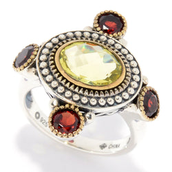 Brand New Red Garnet Ring