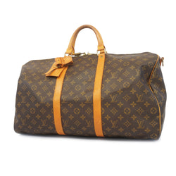Auth Louis Vuitton Monogram Keepol Bandolier 50 M41416 Unisex Boston BagHandbag