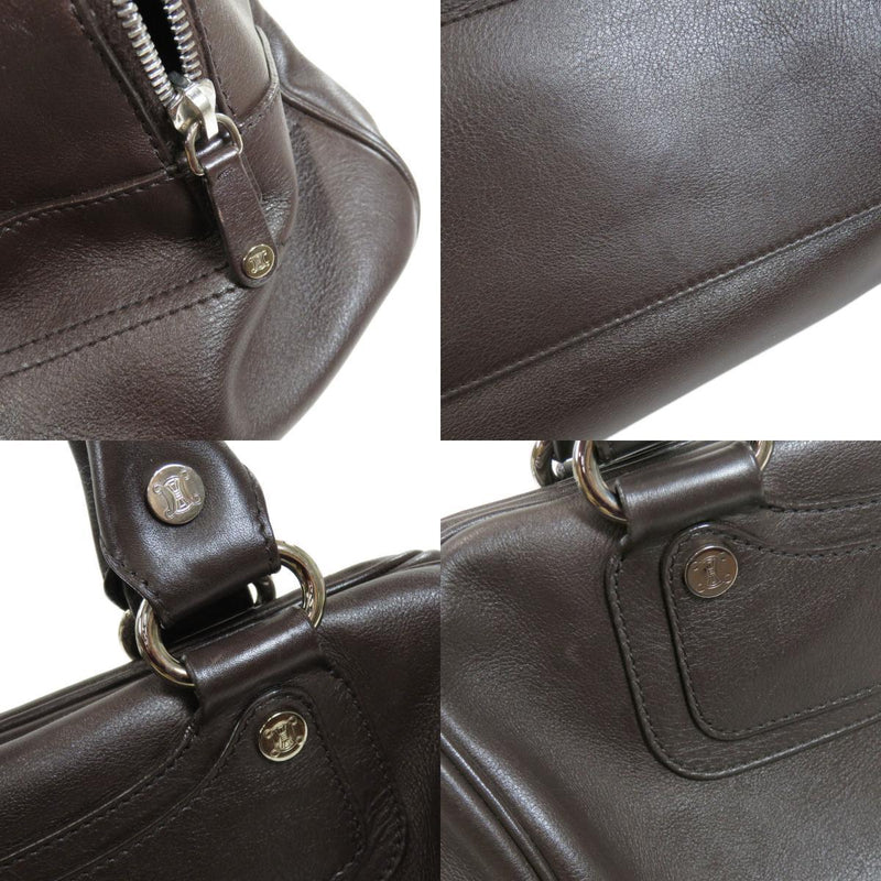 Celine metal fittings handbag leather ladies CELINE