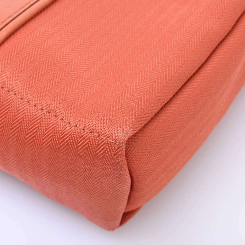 Hermes Acapulco Womens Canvas Shoulder Bag Orange