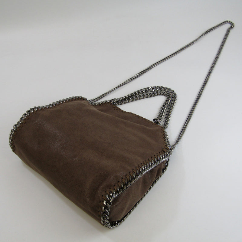 Stella McCartney Mini Tote 371223 W9132 Womens Polyester HandbagShoulder Bag Light Brown