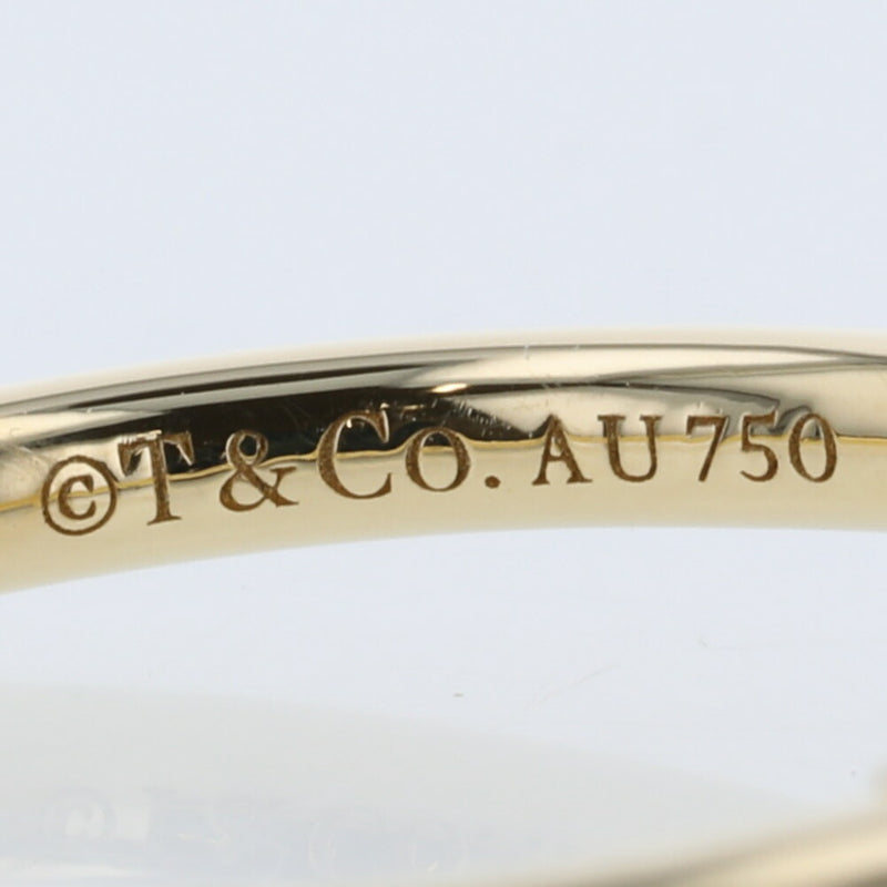Tiffany Ring T Wire K18 Yellow Gold No. 10 Ladies TIFFANY & Co.