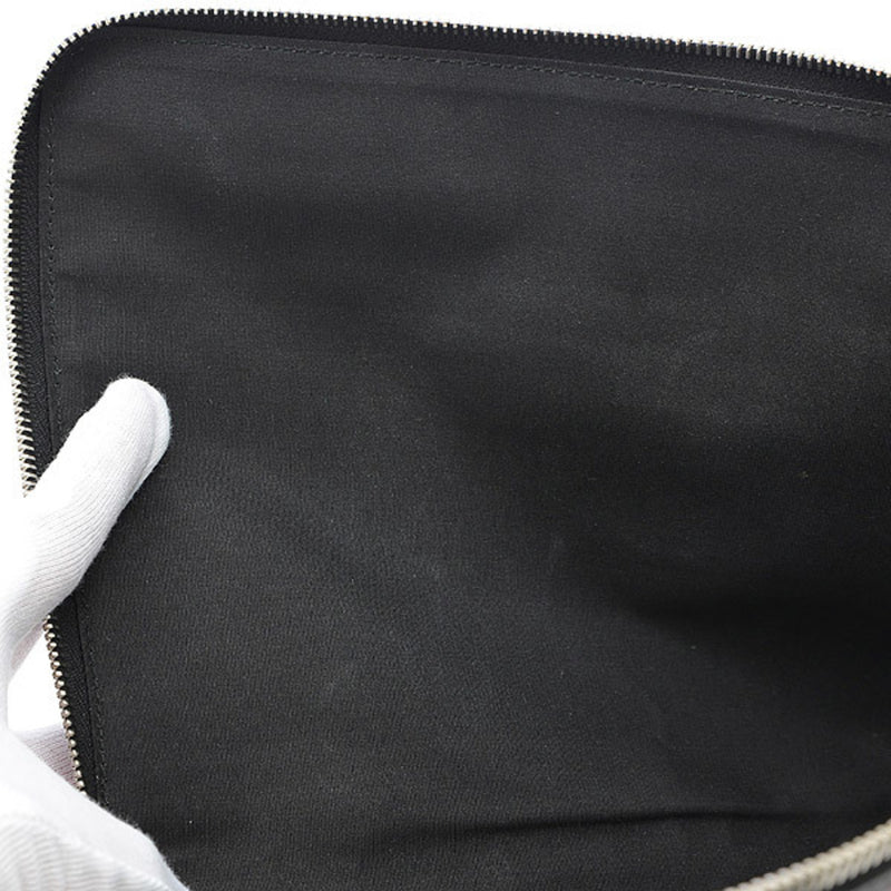 Dior Homme Clutch Bag Leather Red Black
