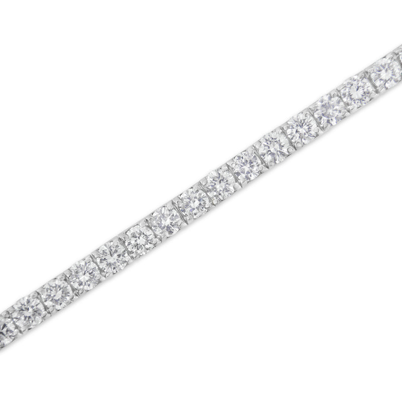 IGI Certified 2.0 Cttw Diamond 14K White Gold Classic 7” Tennis Bracelet (H-I Color, I1-I2 Clarity)