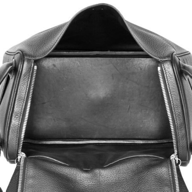 Hermes HERMES Handbag Lindy 30 Taurillon Clemence Black  J Engraved 050161CK-89