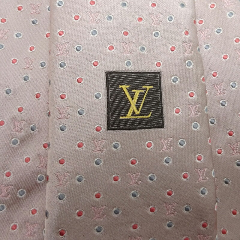 Louis Vuitton Tie L Size Men's M78765 100% Silk Pink