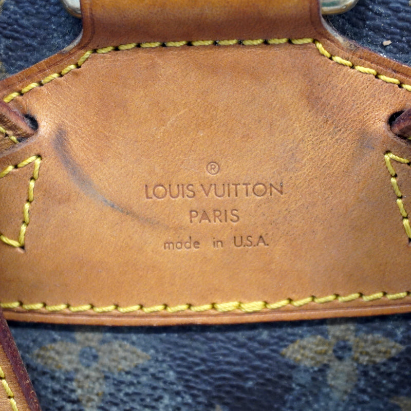 Auth Louis Vuitton Monogram Monsuri MM M51136 Womens Backpack