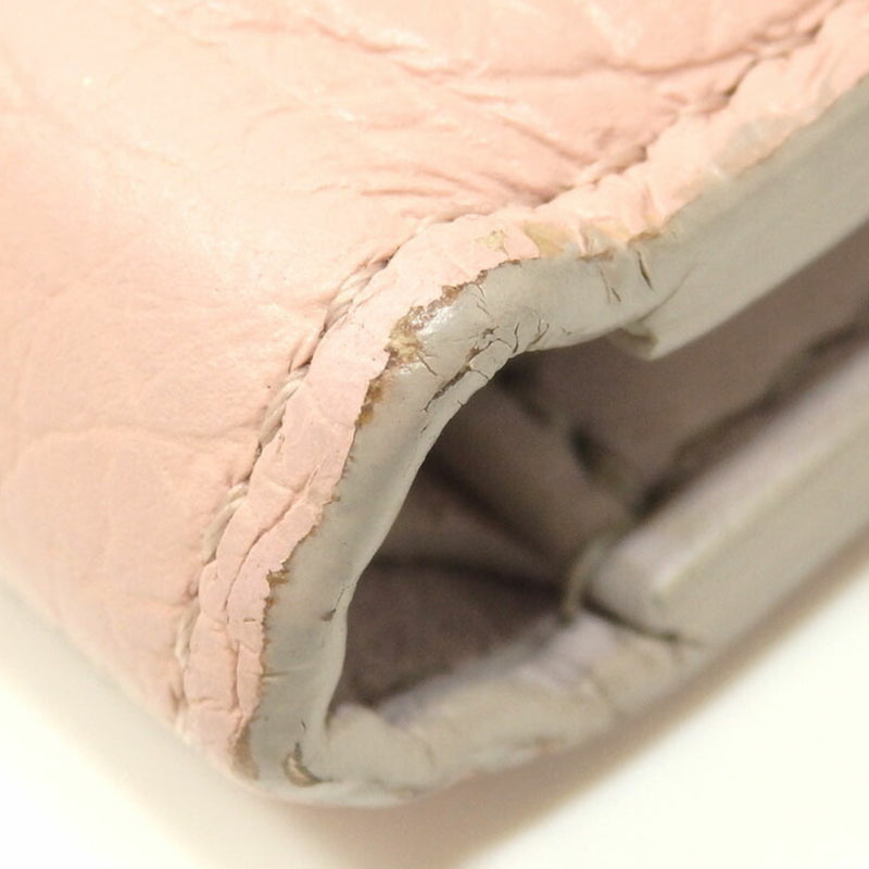 Louis Vuitton Tri-Fold Wallet Portofeuil Capsine Ladies M63221 Initials Rose Ballerine Pink Leather
