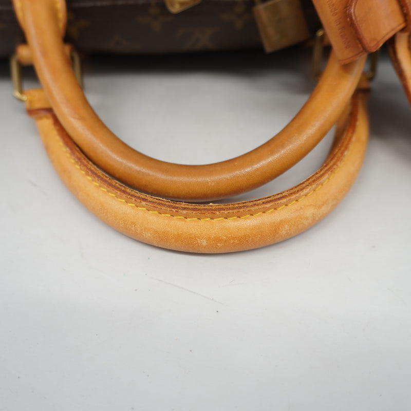 Auth Louis Vuitton Monogram Keepol 60 M41422 MenWomenUnisex Boston Bag