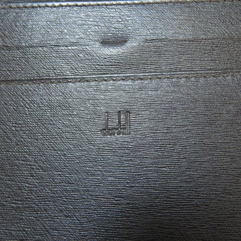 Dunhill logo hardware long wallet leather mens