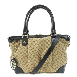 Gucci 247902 Diamante Handbag Canvas Ladies GUCCI