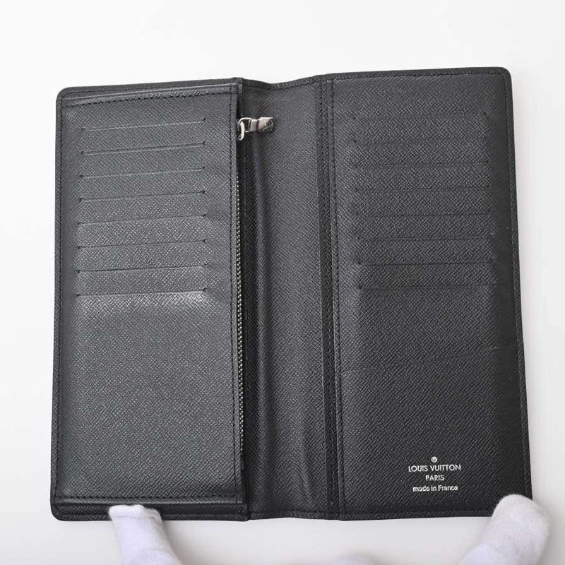 Louis Vuitton Graffit Brazza Bi-Fold Wallet Black PVC Leather