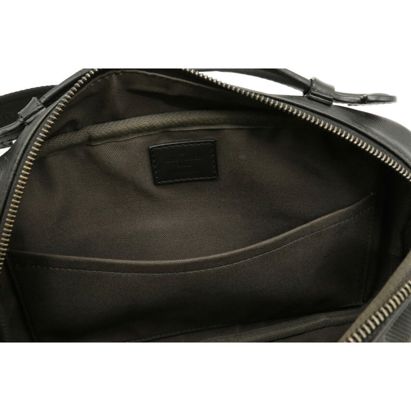 LOUIS VUITTON Louis Vuitton Damier Amphini Ambler Body Bag Waist Leather Onyx Black N41288