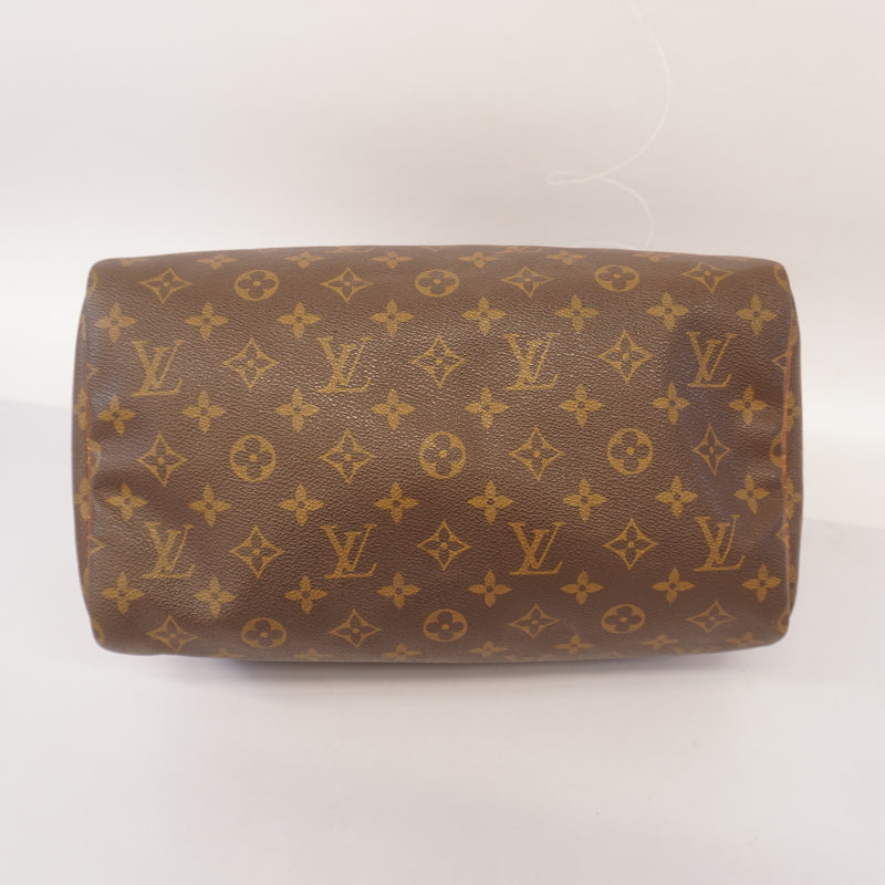 Auth Louis Vuitton Monogram Speedy 30 M41108 Womens Handbag